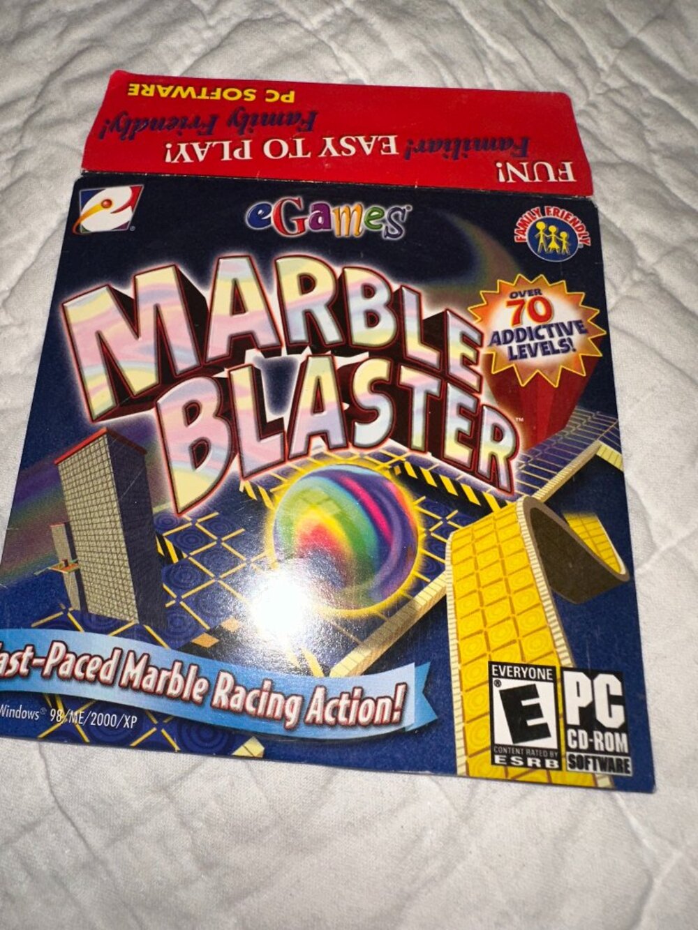 eGames Marble Blaster PC CD-ROM Game 70 Levels Family Friendly